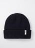 The Beanie fijngebreide muts in wolblend - Indigo