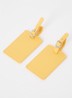 Travel Accessories bagagelable set van 2 - Lichtgeel