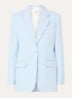 Blazer met klepzakken en pailletten - Lichtblauw