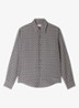 Comfort fit overhemd met grafische print - Grijs