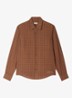 Comfort fit overhemd met grafische print - Naturel