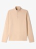 Fijngebreide pullover van merino wol - Dark Beige / Beige