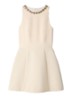 Mini jurk met strass - Beige