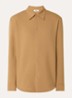 Overshirt met stretch - Camel