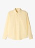 Oversized fit overhemd met borstzak - Geel