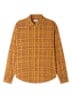 Regular fit overhemd met print - Mosterd