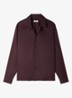 Regular fit overhemd  - Chocolate / Bruin