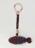 Sleutelhanger van crochet - Bruin
