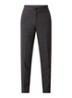 Slim fit pantalon met steekzakken - Donkergrijs