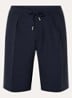 Straight fit korte broek met steekzakken - Donkerblauw