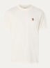 T-shirt met logo - Creme