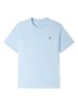 T-shirt met logo - Blauwgrijs