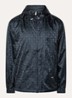 Windjack met logo en jacquard dessin - Donkergrijs