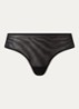 Chalmers tanga van mesh - Zwart