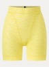 Cid  high waisted shorty van kant - Geel