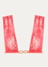 Lovelace bralette van kant - Koraalrood