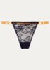 Lovelace slip van kant - Donkerblauw