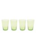 Together waterglas 55 cl set van 4 - Groen