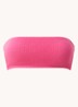 Bandeau bikinitop met uitneembare vulling en afneembare bandjes - Fuchsia