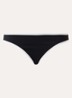 Bikinislip met ribstructuur - Zwart