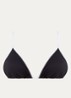 Triangel bikinitop met uitneembare vulling - Zwart