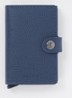 Miniwallet pasjeshouder van leer - Indigo
