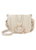 Hana Medium crossbodytas van leer - Creme