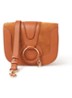Hana Medium crossbodytas van leer - Cognac
