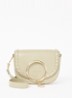 Mara crossbodytas van leer - Groen