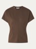 Era top met plooidetail - Bruin