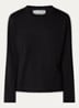 Essential longsleeve met ronde hals - Zwart