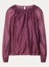Iris tuniek  met ruches - Aubergine
