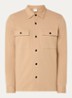 Jackie overshirt in  katoenblend - Camel