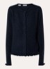 Lulu fijngebreid vest in alpaca wolblend - Royalblauw