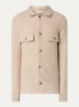 Nealy overshirt van wol - Beige