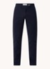 New Miles slim fit chino met steekzakken - Donkerblauw