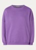Chebbi oversized sweater in linnenblend met gemêleerd dessin - Violet