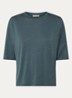 Dorel T-shirt met ronde hals - Donkergroen