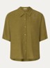 Kalya blouse met structuur - Mosgroen