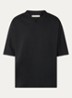 Kimono T-shirt met V-hals - Zwart