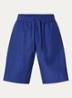 Orb wide fit korte broek met trekkoord - Kobaltblauw