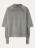 Raglan sweater met ronde hals - Olijfgroen