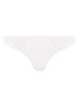 Andora string met borduring - Gebroken wit