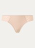 Slip met opengewerkt dessin - Beige