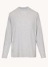 Boyfriend oversized loungetop met stretch - Grijsmele