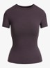 Cotton Jersey cropped T-shirt met ronde hals - Iron