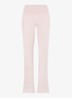 Cotton Jersey mid waist straight fit loungebroek - Lichtroze