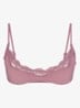 Fits Everybody bralette met details van kant - Roze