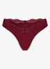 Fits Everybody Lace tanga met kant - Bordeauxrood