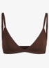 Fits Everybody triangle bralette - Chocoladebruin